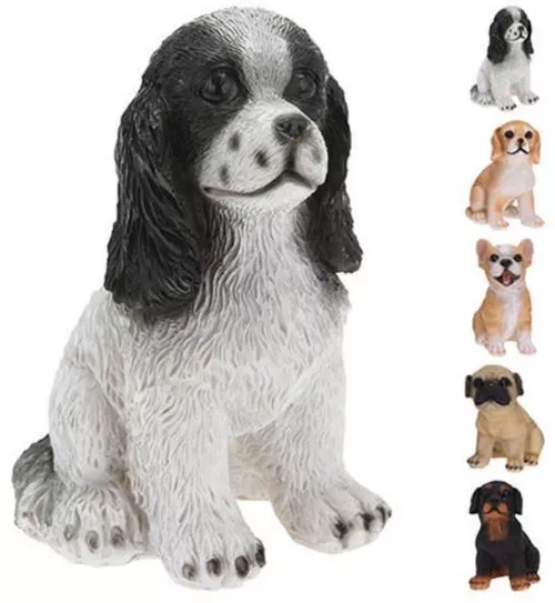 купить Садовая фигура ProGarden 44478 Собака сидящая 14.5cm, 5 разных пород в Кишинёве 