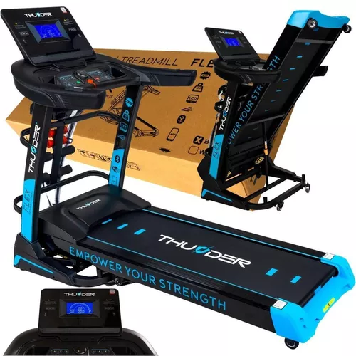 купить Беговая дорожка Thunder FLEX-DS-TFT, WiFi, Black в Кишинёве 