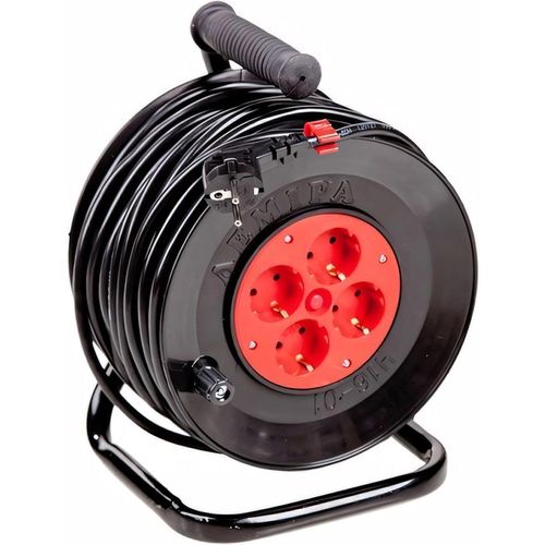 cumpără Prelungitor electric Лемира MSD-021370 pe bobina 40 m ПВС 3х2,5 mm (4prize) în Chișinău 