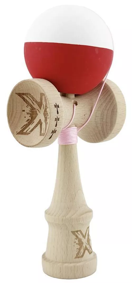 cumpără Joc activ Essa 164398 Kendama X Original, 7x6x18cm, alb-roșu în Chișinău 