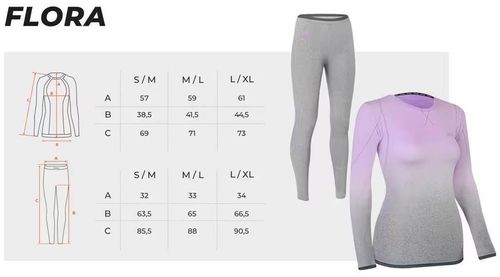 cumpără Îmbrăcăminte sport Spokey 941977 Термокомплект W Flora Set M/L în Chișinău 