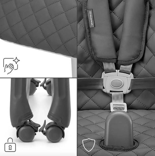 cumpără Scaun de masă KinderKraft KHTULO00GRY0000 Tulo grey în Chișinău 