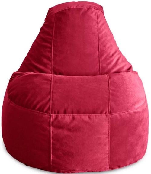 cumpără Fotoliu BeanBag BeanBag BM5898, Fotoliu Luxe din velur în formă de pară, XL, Burgundic în Chișinău 