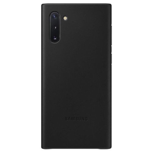 купить Чехол для смартфона Samsung EF-VN970 Leather Cover Black в Кишинёве 