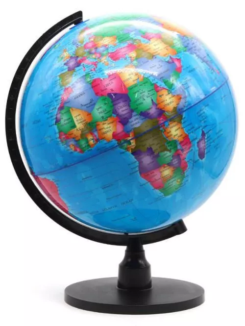 купить Глобус New World Glob cu harta politica a lumii, d=32cm, albastru (Gl.32.PVC_blue) в Кишинёве 