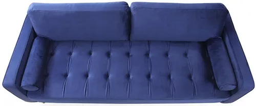 cumpără Canapea Trendy Roma Albastru Marin, 90x70x215cm (3 locuri) în Chișinău 