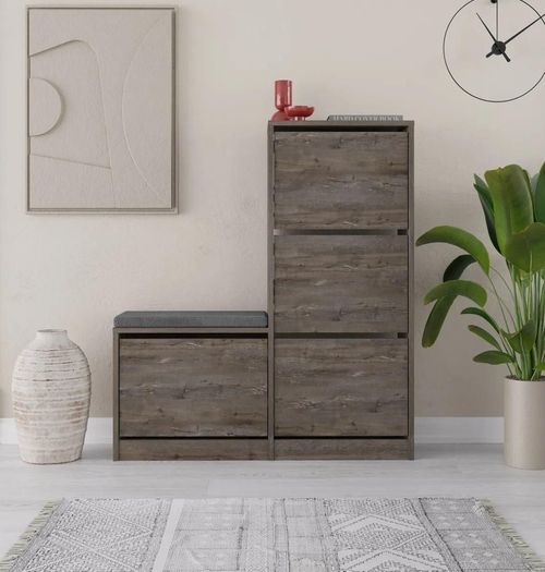 купить Полка для обуви Trendy Oslo Maro închis (GTR000951) в Кишинёве 