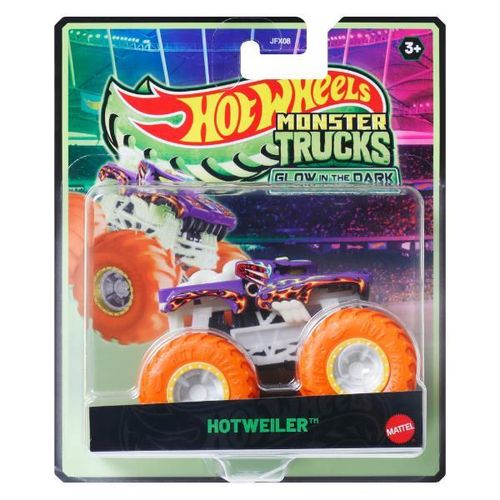 cumpără Mașină Hot Wheels JFX08 Monster Trucks Glow in the Dark (strălucește în întuneric), as. în Chișinău 