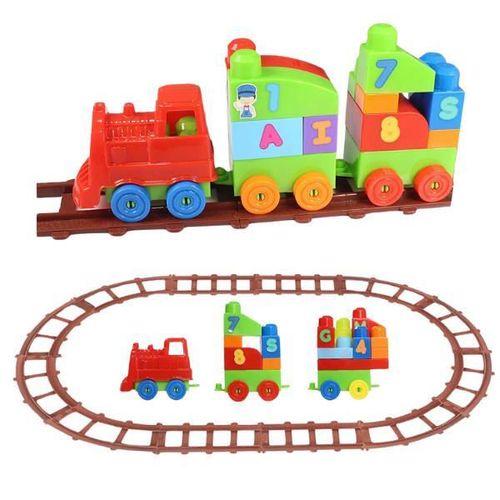 cumpără Set de construcție Play Toys 2403 Tren, 41 piese în Chișinău 