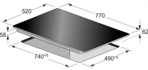 купить Встраиваемая поверхность электрическая Kaiser KCT 777 FI в Кишинёве 