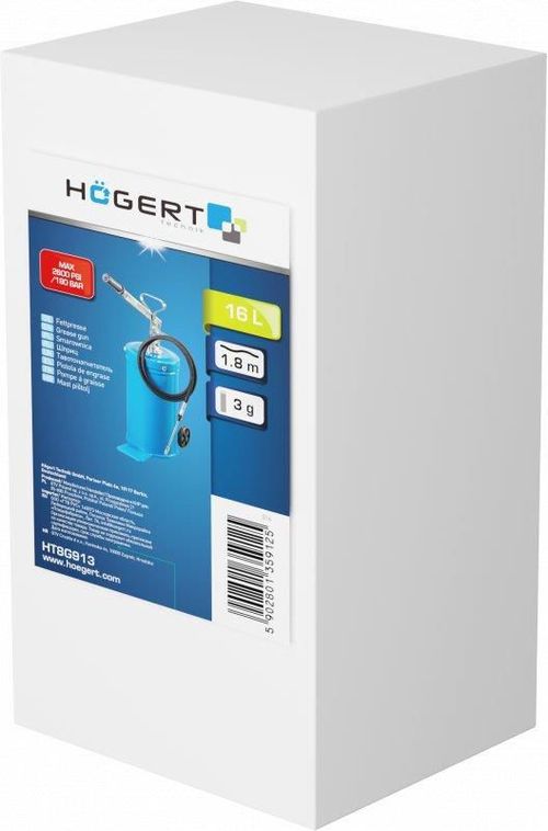 купить Насос для ГСМ Hoegert HT8G913 Установка раздачи смазок, ручная 16 л. в Кишинёве 