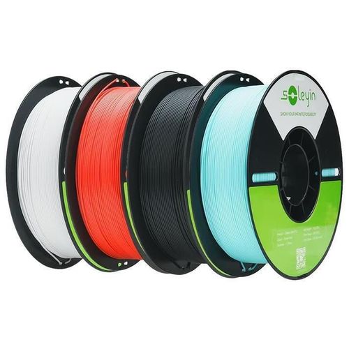 cumpără Filament pentru imprimantă 3D Creality Soleyin Ultra PLA SET(negru, alb, roșu,albastru) în Chișinău 