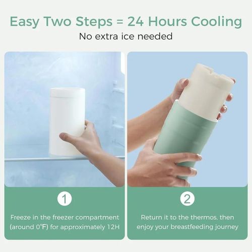 cumpără Container alimentare Momcozy CM001-GE00NB-A Racitor portabil pentru laptele matern, 325 ml în Chișinău 