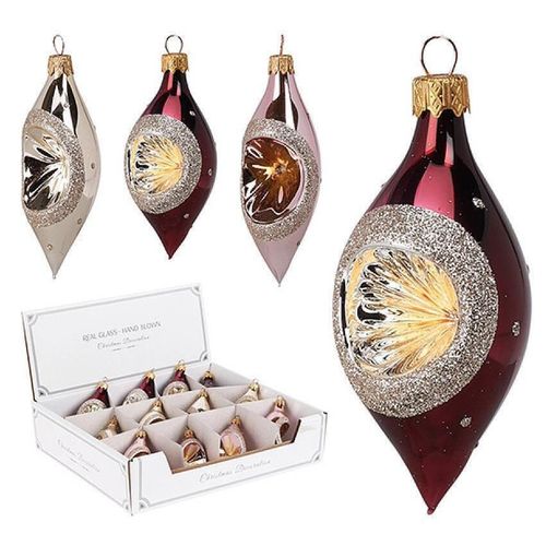 cumpără Decor de Crăciun și Anul Nou Promstore 54228 Decoratiune pentru brad Segment oglinda, 8cm în Chișinău 