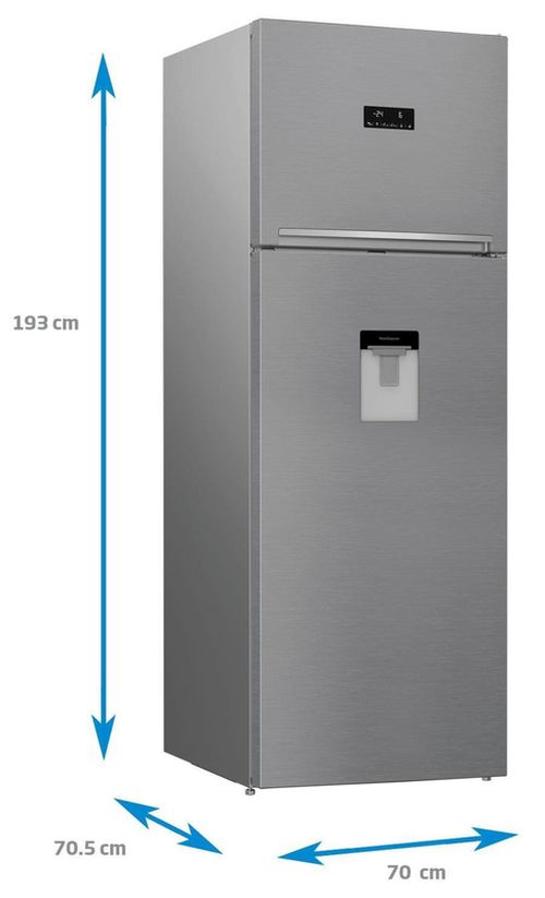 купить Холодильник с верхней морозильной камерой Beko RDNE535E30DZXBN в Кишинёве 