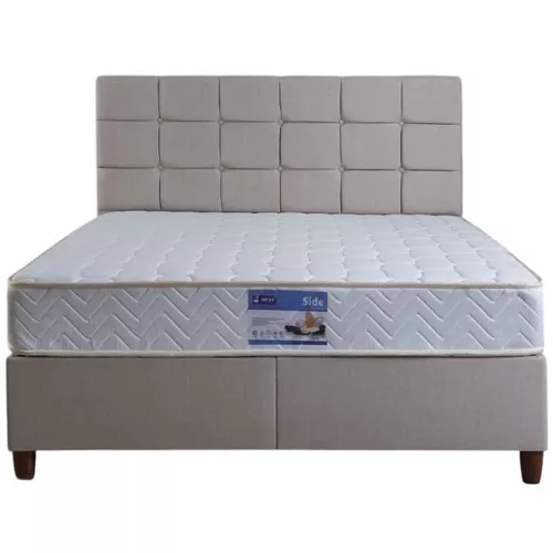 cumpără Pat oskar 140×190 Side Krem (без матраса) В116/Ш+3/Т+10см în Chișinău 