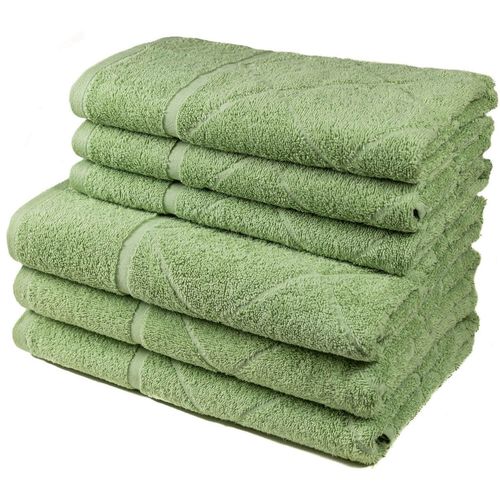 cumpără Textile de casă Sweet Home Prosop de fata Toscana 50x90 cm, 450g/m2 Laurel Green în Chișinău 