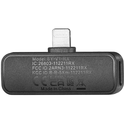 купить Микрофон Boya BY-V1 Lightning Jack, Black в Кишинёве 