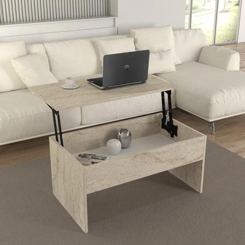 cumpără Măsuţă cafea Hanah Home Akilli Travertine în Chișinău 