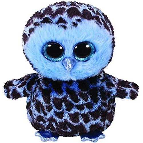купить Мягкая игрушка TY TY37267 YAGO blue owl 24 cm в Кишинёве 