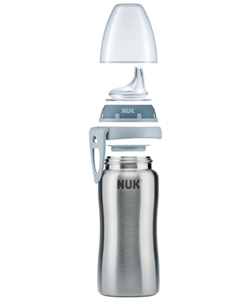 Поильник-термос NUK Active  inox розовый (6+ мес) 215 мл 