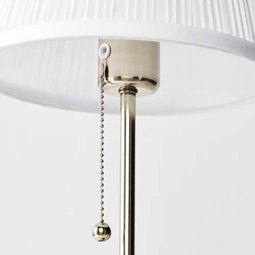 cumpără Lampă de masă și corp de iluminat Ikea Arstid Nickel-plated/White în Chișinău 
