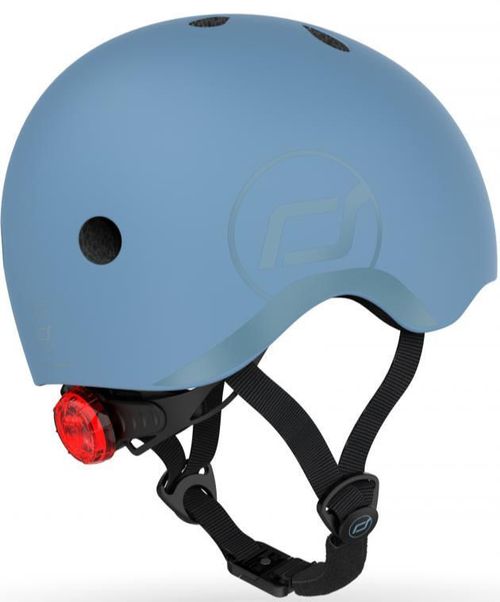 купить Защитный шлем Scoot&Ride 00891 Casca de protectie pentru copii cu sistem de reglare Steel M-L в Кишинёве 