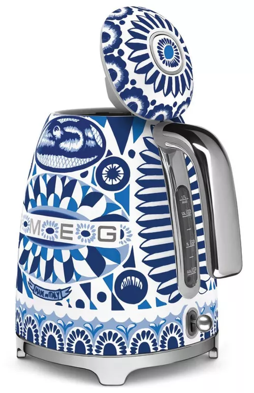 купить Чайник электрический SMEG KLF03DGBEU Blu Mediterraneo Dolce&Gabbana в Кишинёве 