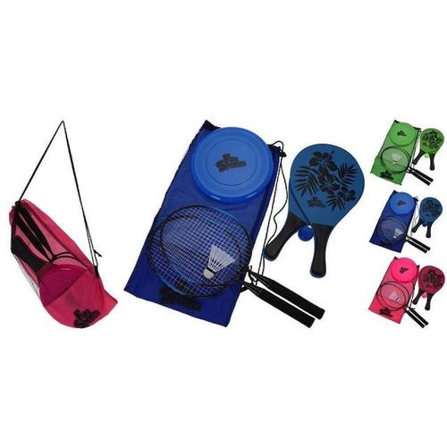 купить Спортивное оборудование Promstore 38953 Set badminton+fluturas, tenis+minge, farfurie zburatoare в Кишинёве 