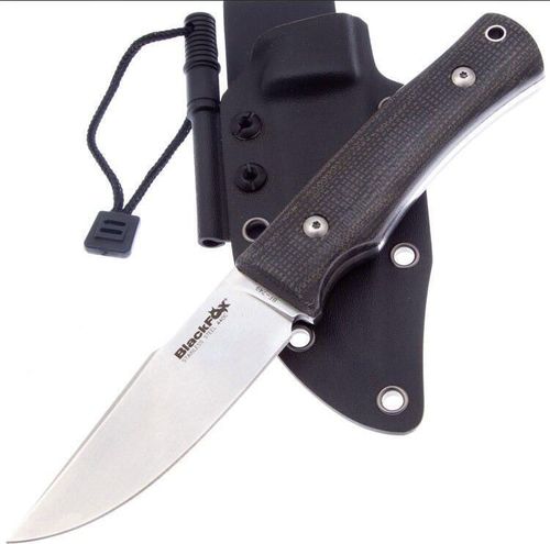 купить Нож походный FOX Knives BF-749 BLACK EXPLORATOR FIXED BLADE 440C в Кишинёве 
