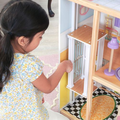купить Домик для кукол KinderKraft 65869-MSN Kaylee Dollhouse в Кишинёве 
