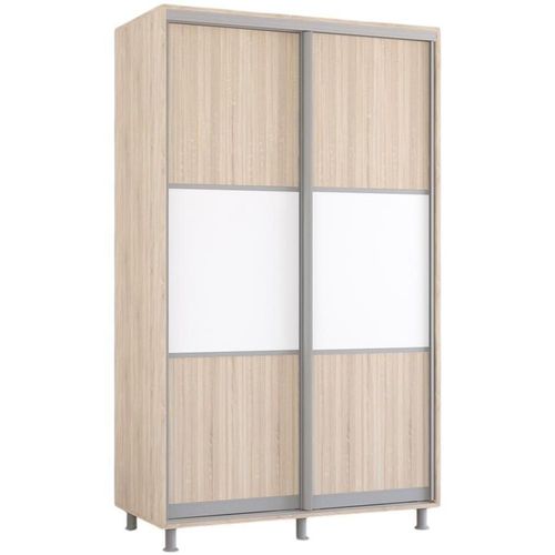 cumpără Dulap Mobildor-Lux Aron cu uși glisante orizontal (130x60x200H cm) Sonoma în Chișinău 