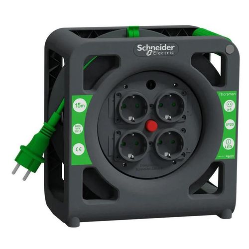 купить Удлинитель электрический Schneider IMT33137, pe tambur 3x1.5 15M в Кишинёве 