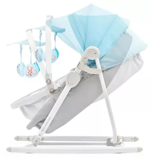 купить Детское кресло-качалка KinderKraft 5в1 Unimo Light Blue/Gray в Кишинёве 
