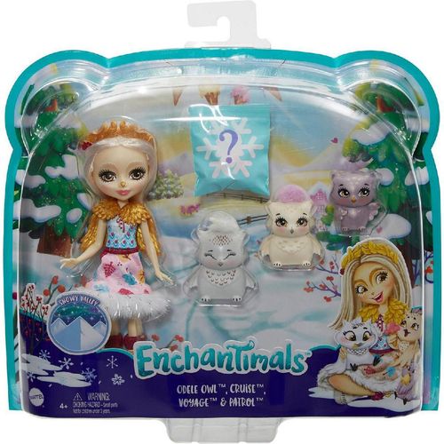 купить Кукла Enchantimals GJX46 Set Familia Bufniței Albe в Кишинёве 