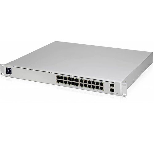 купить Ubiquiti UnFi Switch 24 (USW-Pro-24), Layer 3, 24-Port Gigabit Switch with SFP+, 2-ports SFP+ 10G, 1.3" Touchscreen display, Non-Blocking Throughput: 44 Gbps, Switching Capacity: 88 Gbps, Rackmountable в Кишинёве 