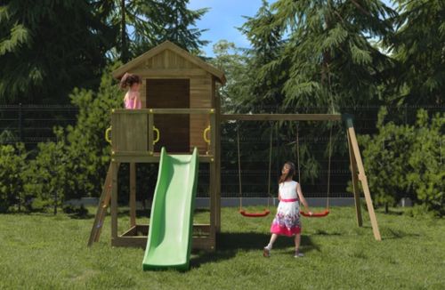 купить Детская площадка Fungoo GALAXY S with double swing / KDI impr. в Кишинёве 