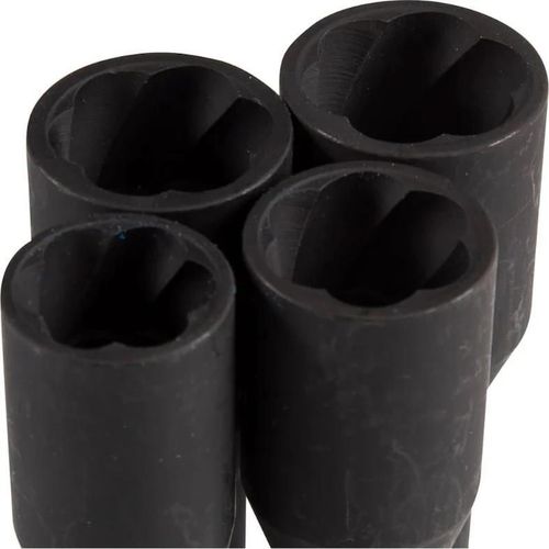 cumpără Set de tubulare, bite, duze King Tony 9TD165MR Набор головок для извлечения повреждённых болтов и гаек, 17/19/21/22мм în Chișinău 