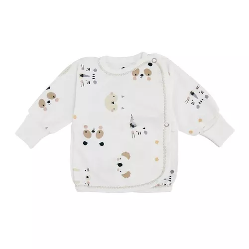 купить Детская одежда Minikin 242810162 Happy Baby Распашонка мордочки 1-3мес (62см) в Кишинёве 