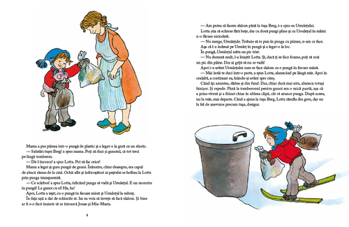 купить Lotta și Crăciunul cu peripeții - Astrid Lindgren ilustrații de Ilon Wikland в Кишинёве 