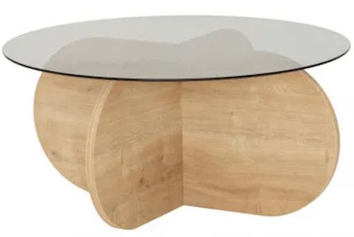 купить Журнальный столик Trendy Bubble, сапфировый дуб, дымчатый в Кишинёве 