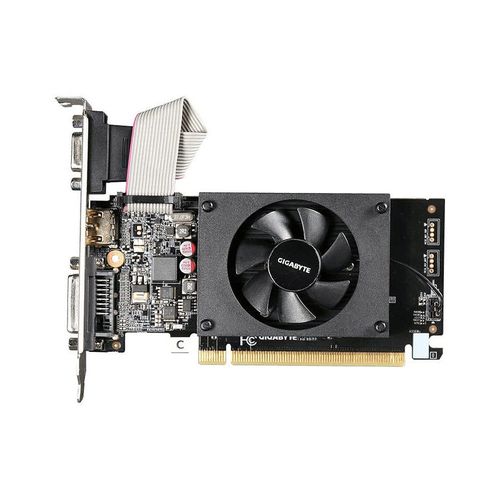 cumpără Placa video Gigabyte GV-N710D3-2GL 2.0, GeForce GT710 2GB GDDR3, 64-bit, GPU/Mem clock 954/1600MHz, PCI-Express 2.0, D-Sub/DVI-D/HDMI (placa video/видеокарта) în Chișinău 