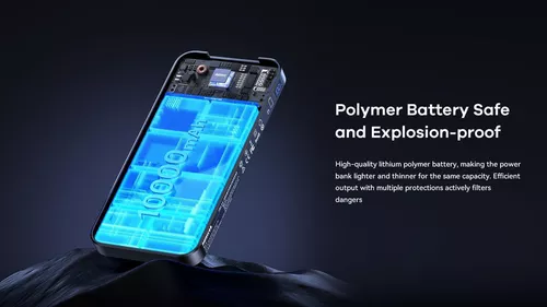 купить Аккумулятор внешний USB (Powerbank) Remax RPP-589 10KmAh Wireless Folding Gray в Кишинёве 