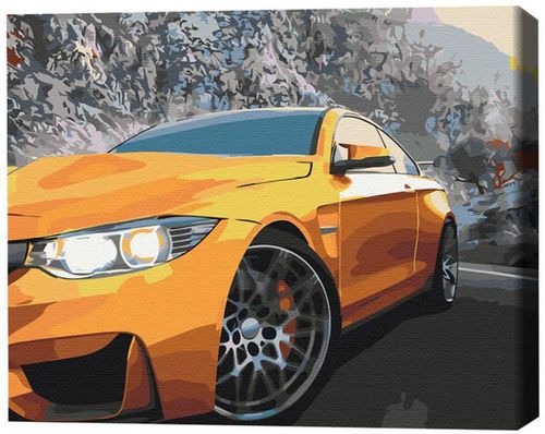 cumpără Tablou pe numere BrushMe BS53710FC 40x50 сm (fără cutie) Șofatul în teren în Chișinău 