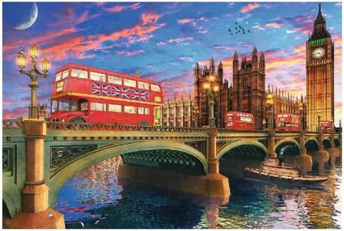 купить Головоломка Trefl 20155 Puzzles - 501 - Palace of Westminster, Big Ben, London в Кишинёве 