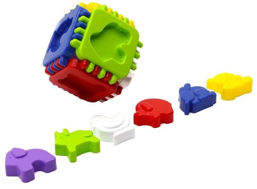 cumpără Puzzle Maximus MX9012 Jucărie-sorter Cubul logic din 12 elem. în Chișinău 