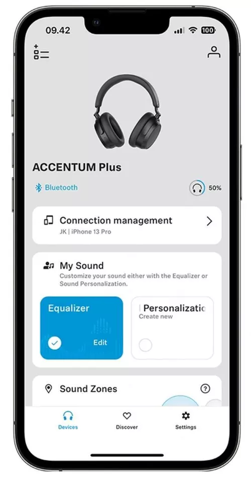 купить Наушники беспроводные Sennheiser Accentum Plus Wireless Black в Кишинёве 