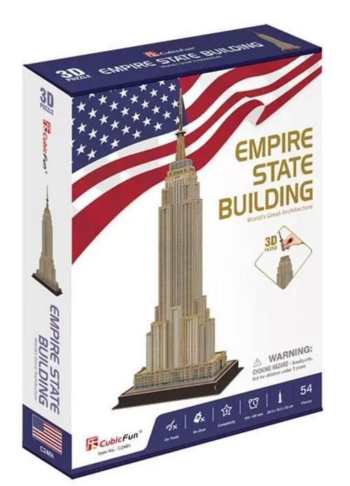 купить Конструктор Cubik Fun 3C246h 3D Puzzle Empire State Building в Кишинёве 