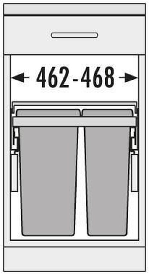 cumpără Feronerie pentru mobilă Hailo 3610521 Euro Cargo S 500 30/19 în Chișinău 