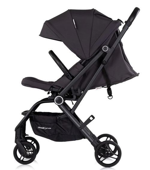 cumpără Сărucior pentru copii Chipolino LKGT02601CH Go Twist Charcoal 360 rotation în Chișinău 